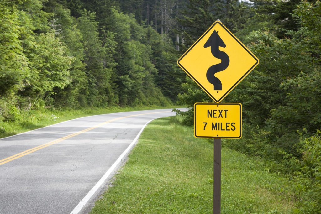 Driving a Commercial Truck Safely on Winding Roads